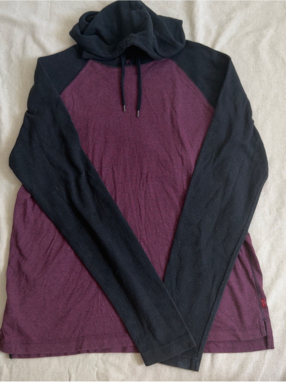 Levi's Long Sleeve Hooded Shirt, Large